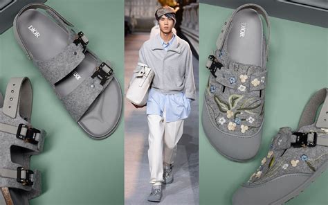 dior x burkenstock|Birkenstock Dior collab.